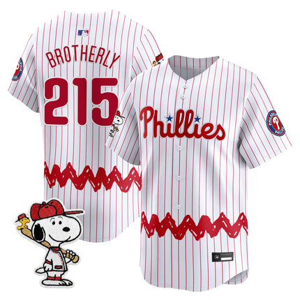Men's Philadelphia Phillies x Peanuts Vapor Premier Limited Jersey - Stitched