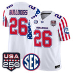 White / #26 Bulldogs / S