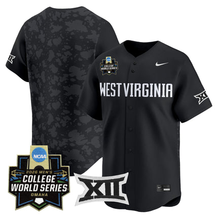 Men's West Virginia Mountaineers 2026 World Series Patch Vapor Premier Limited Jersey - All Stitched