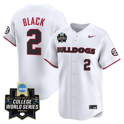 Men's Georgia Bulldogs Baseball 2026 World Series Vapor Premier Limited Jersey - All Stitched