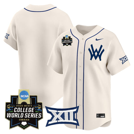 Men's West Virginia Mountaineers 2026 World Series Patch Vapor Premier Limited Jersey - All Stitched