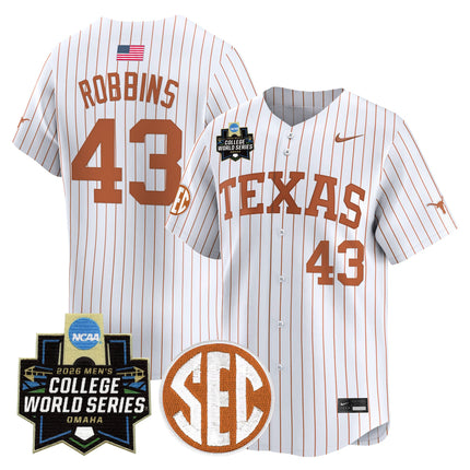 Men's Texas Longhorns 2026 World Series Vapor Premier Limited Jersey - All Stitched