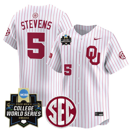 Men's Oklahoma Sooners 2026 World Series Vapor Premier Limited Jersey - All Stitched