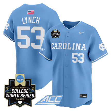 Men's North Carolina Tar Heels 2026 World Series Vapor Premier Limited Jersey - All Stitched
