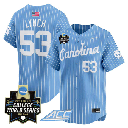 Men's North Carolina Tar Heels 2026 World Series Vapor Premier Limited Jersey - All Stitched