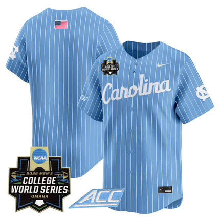 Men's North Carolina Tar Heels 2026 World Series Vapor Premier Limited Jersey - All Stitched