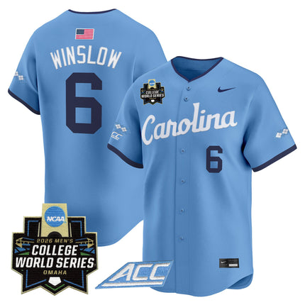 Men's North Carolina Tar Heels 2026 World Series Vapor Premier Limited Jersey - All Stitched
