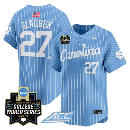 Men's North Carolina Tar Heels 2026 World Series Vapor Premier Limited Jersey - All Stitched