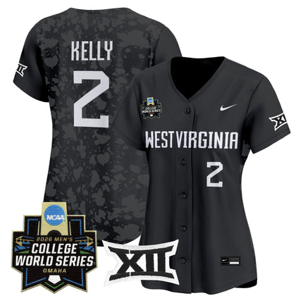 Women's West Virginia Mountaineers 2026 World Series Patch Vapor Premier Limited Jersey - All Stitched
