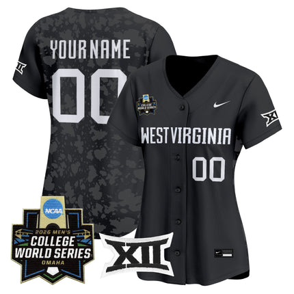 West Virginia Mountaineers 2026 World Series Patch Vapor Premier Limited Custom Jersey - All Stitched