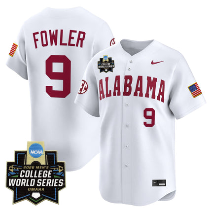 Men's Alabama Crimson Tide 2026 World Series Vapor Premier Limited Jersey - All Stitched