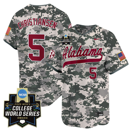 Men's Alabama Crimson Tide 2026 World Series Vapor Premier Limited Jersey - All Stitched