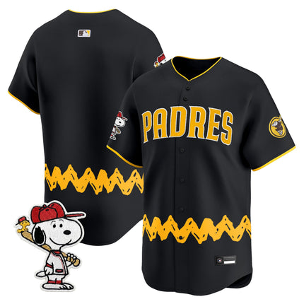 Men's Padres x Peanuts Vapor Premier Limited Jersey - Stitched