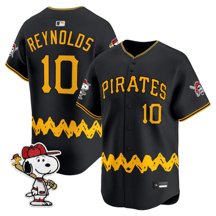 Men's Pittsburgh Pirates x Peanuts Vapor Premier Limited Jersey - Stitched