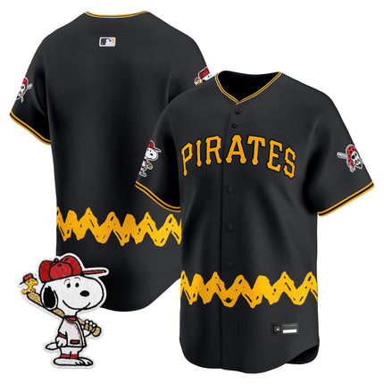 Men's Pittsburgh Pirates x Peanuts Vapor Premier Limited Jersey - Stitched