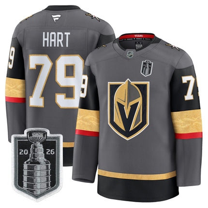 Men's Vegas Golden Knights 2026 Stanley Cup Patch Premium Jersey - All Stitched