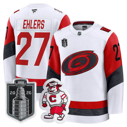 Men's Carolina Hurricanes 2026 Stanley Cup Patch Premium Jersey - All Stitched