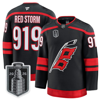 Men's Carolina Hurricanes 2026 Stanley Cup Patch Premium Jersey - All Stitched