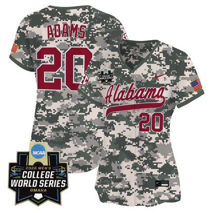Women's Alabama Crimson Tide 2026 World Series Vapor Premier Limited Jersey - All Stitched