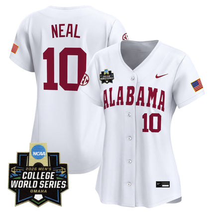 Women's Alabama Crimson Tide 2026 World Series Vapor Premier Limited Jersey - All Stitched