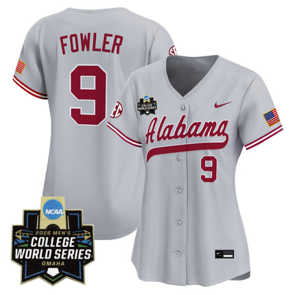 Women's Alabama Crimson Tide 2026 World Series Vapor Premier Limited Jersey - All Stitched