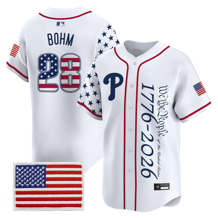 Men's Philadelphia Phillies "America 250 Edition" Vapor Premier Limited Jersey V2 - Stitched