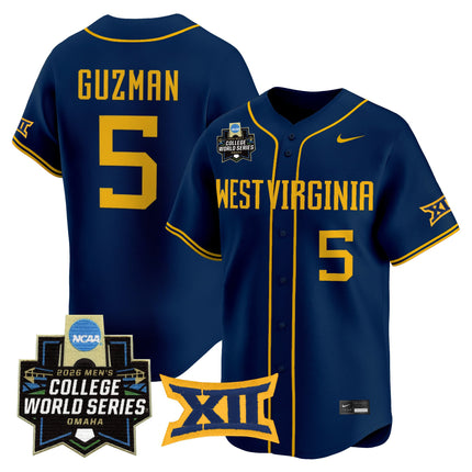 Men's West Virginia Mountaineers 2026 World Series Vapor Premier Limited Jersey V2 - All Stitched