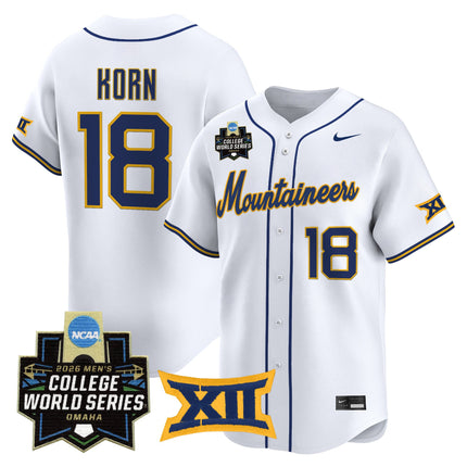 Men's West Virginia Mountaineers 2026 World Series Vapor Premier Limited Jersey V2 - All Stitched