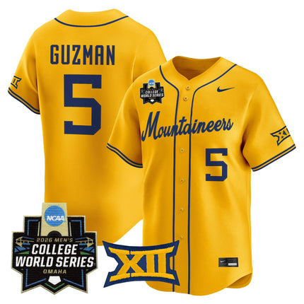 Men's West Virginia Mountaineers 2026 World Series Vapor Premier Limited Jersey V2 - All Stitched