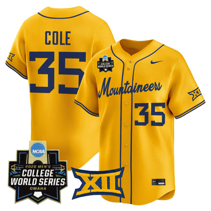 Men's West Virginia Mountaineers 2026 World Series Vapor Premier Limited Jersey V2 - All Stitched