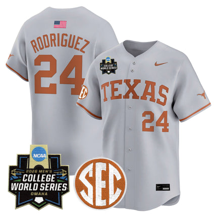 Men's Texas Longhorns 2026 World Series Vapor Premier Limited Jersey V2 - All Stitched