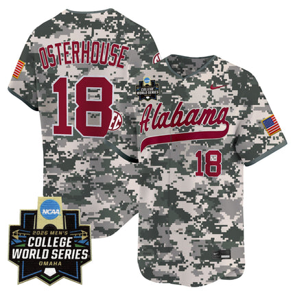 Men's Alabama Crimson Tide 2026 World Series Vapor Premier Limited Jersey V2 - All Stitched