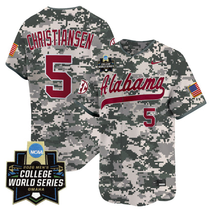 Men's Alabama Crimson Tide 2026 World Series Vapor Premier Limited Jersey V2 - All Stitched