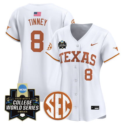 Women's Texas Longhorns 2026 World Series Vapor Premier Limited Jersey - All Stitched