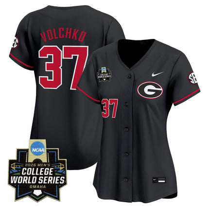 Women's Georgia Bulldogs Baseball 2026 World Series Vapor Premier Limited Jersey - All Stitched