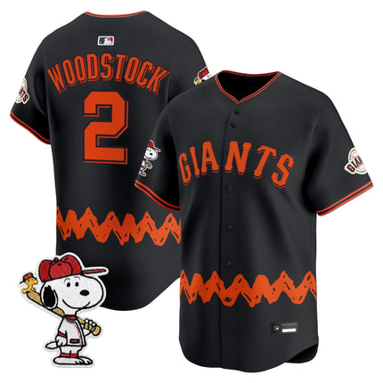 Men's San Francisco Giants x Peanuts Vapor Premier Limited Jersey - Stitched