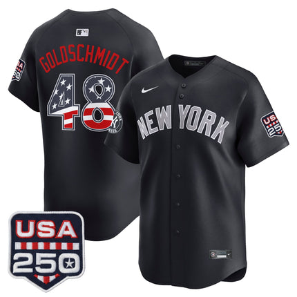 Men's New York Yankees USA 250 Fourth of July Vapor Premier Limited Jersey - All Stitched