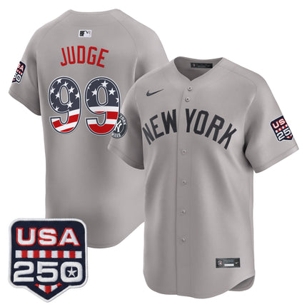 Men's New York Yankees USA 250 Fourth of July Vapor Premier Limited Jersey - All Stitched