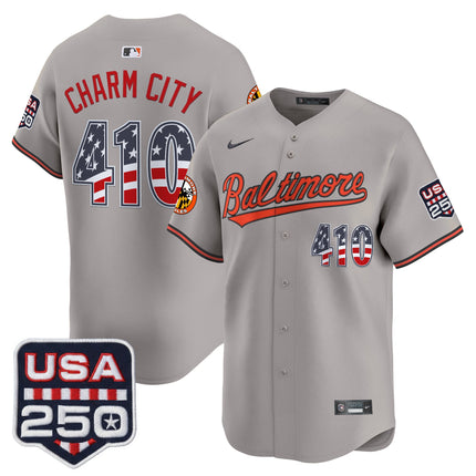Men's Baltimore Orioles USA 250 Fourth of July Vapor Premier Limited Jersey - All Stitched