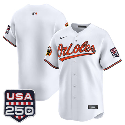 Men's Baltimore Orioles USA 250 Fourth of July Vapor Premier Limited Jersey - All Stitched
