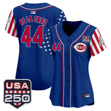 Women's Cincinnati Reds "America250 Edition" Vapor Premier Limited Jersey - All Stitched