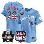 Blue Pinstripe / #26 Tar Heels / S