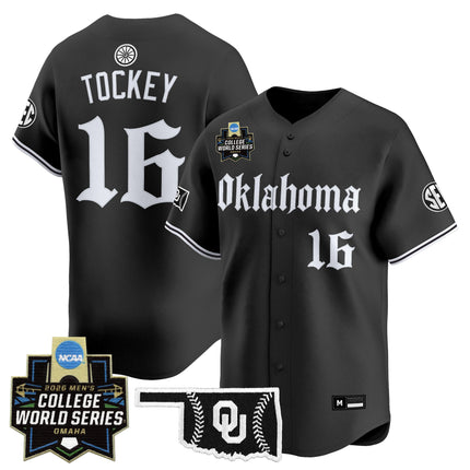 Men's Oklahoma Sooners 2026 World Series Vapor Premier Limited Jersey - Gothic Edition - All Stitched