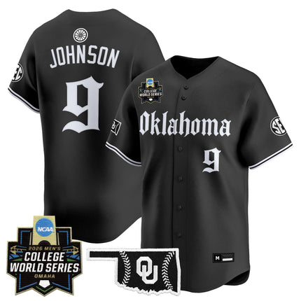 Men's Oklahoma Sooners 2026 World Series Vapor Premier Limited Jersey - Gothic Edition - All Stitched