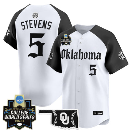 Men's Oklahoma Sooners 2026 World Series Vapor Premier Limited Jersey - Gothic Edition - All Stitched