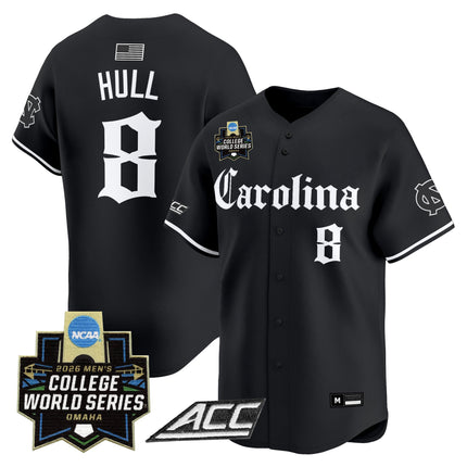 Men's North Carolina Tar Heels 2026 World Series Vapor Premier Limited Jersey - Gothic Edition - All Stitched