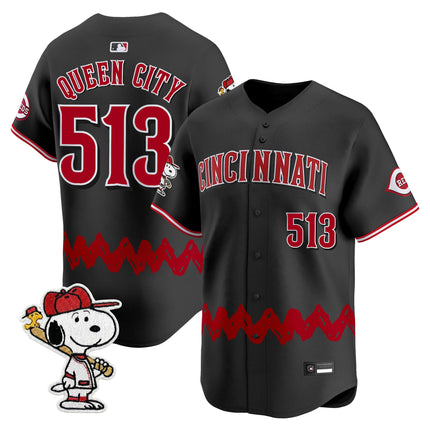 Men's Cincinnati Reds x Peanuts Vapor Premier Limited Jersey - Stitched
