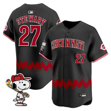 Men's Cincinnati Reds x Peanuts Vapor Premier Limited Jersey - Stitched