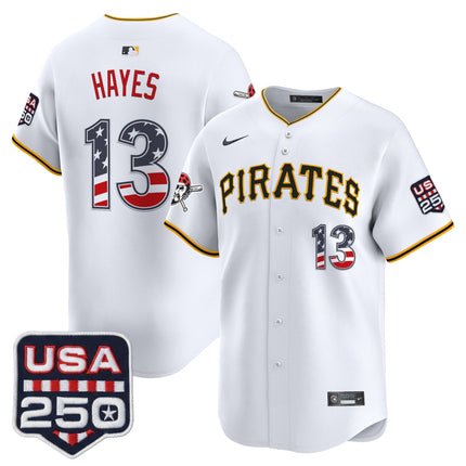 Men's Pittsburgh Pirates USA 250 Fourth of July Vapor Premier Limited Jersey - All Stitched