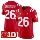 Red / #26 Cornhuskers / S